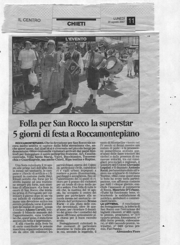 il Centro 20 agosto 2007 il Centro 20 agosto 2007